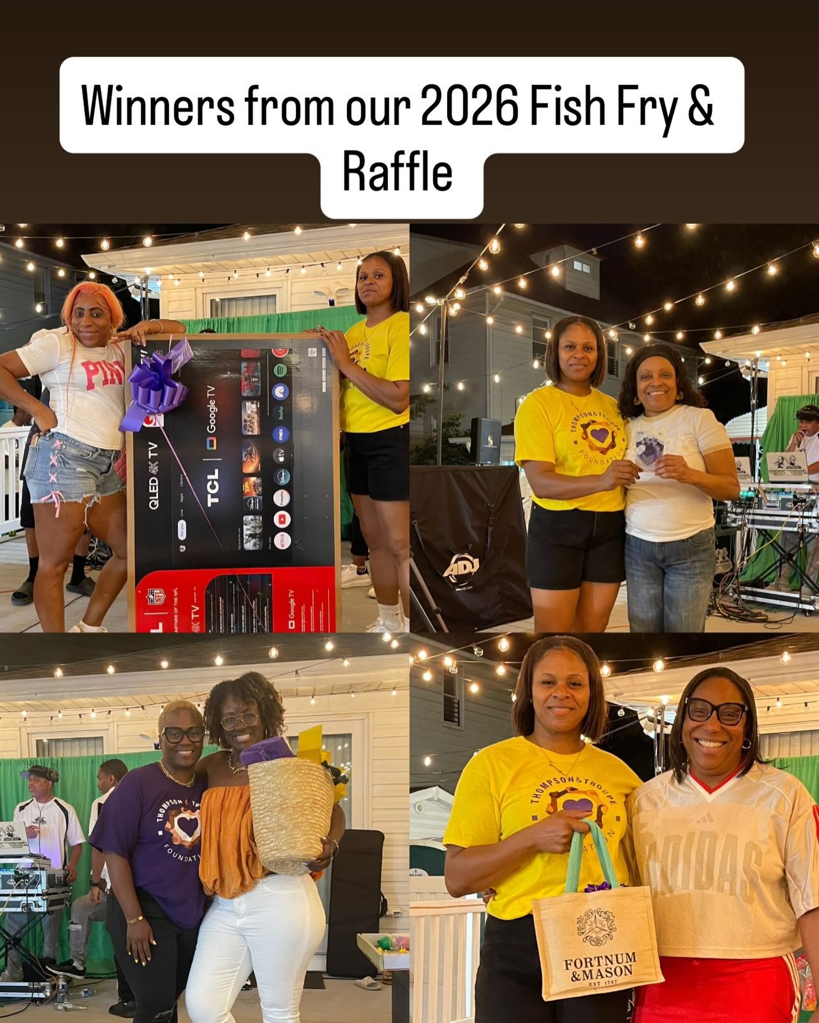 And that's a warp, folks! Big congratulations to all the winners from our 2026 Fish Fry & Faffle Fundraiser in NYC!  Thank you to everyone who came out to support. God bless you all.